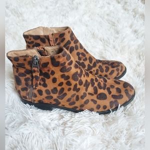 Leopard Print Booties